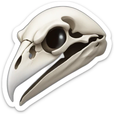 Raven Skull  sticker