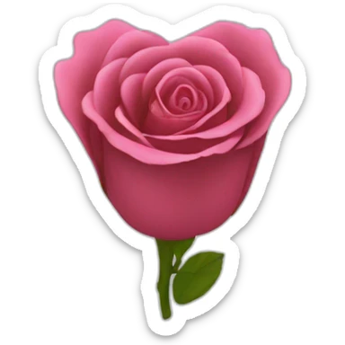 Cœur noir cœur rose  sticker