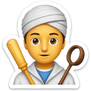 Ein erschöpfter Erzieher, der anderen hilft, aber selbst müde und ausgelaugt wirkt sticker