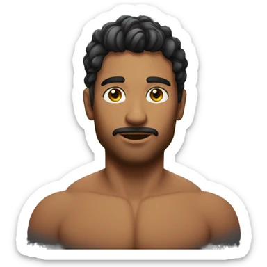 Handsom hunk sticker