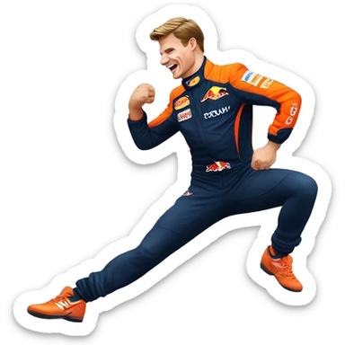 max verstappen dancing sticker