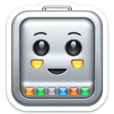 Create an Emoji from a phase tester (an electronic tool) sticker