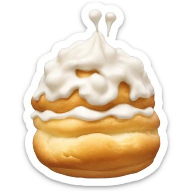 cream puff sticker