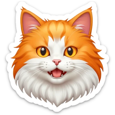 cat attack 12345 sticker