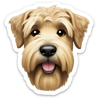 soft coated wheaten terrier sticker