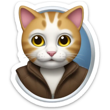 Cat in a Mazda cx5 sticker