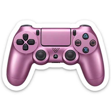 Ps4 pink Metallic sticker