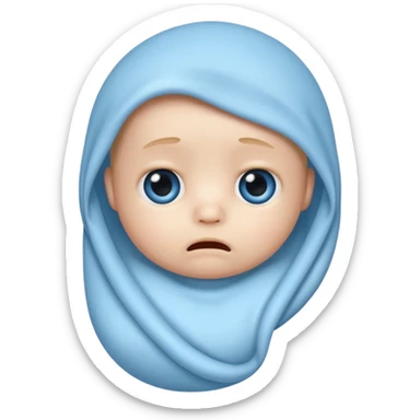 Please make an iPhone version of the baby emoticon that hurts because of the fever sticker