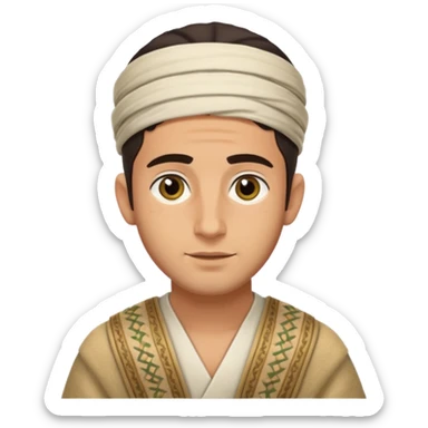 jewish man young ancient Judea sticker