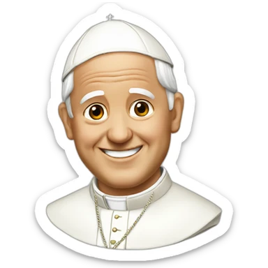 pope francis sticker