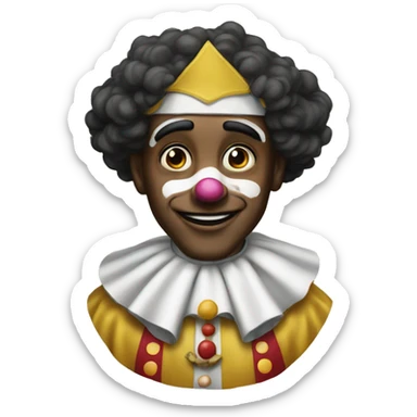 Saint a a clown sticker