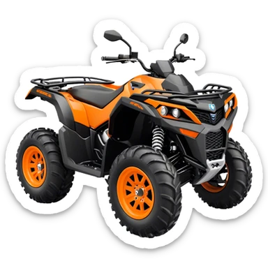 atv cf moto cforce 850 2025 a front sticker