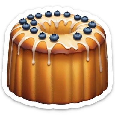 Blueberry pound cake  sticker