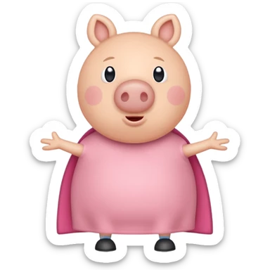 pepa pig kakabroek sticker