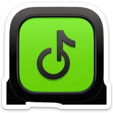 Logo tiktok comment sur app store sticker