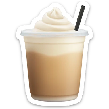 Milk tea sticker