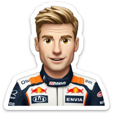 max verstappen f1 driver sticker