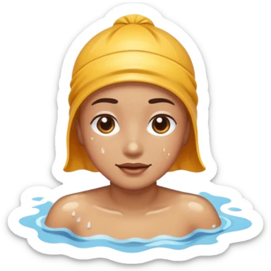 swimming sticker
