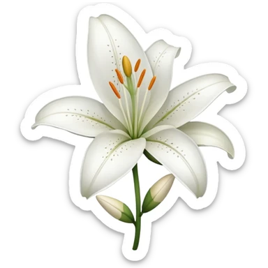 Lily flower ￼ sticker