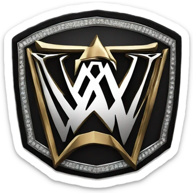 Wwe title sticker