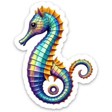 Caballo de mar real sticker
