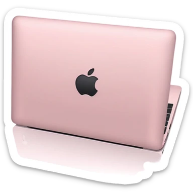 Pale pink macbook sticker