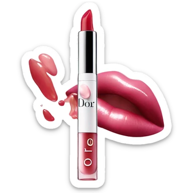 dior lip oil sticker