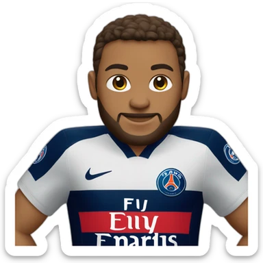 maillot bleu paris saint germain sticker