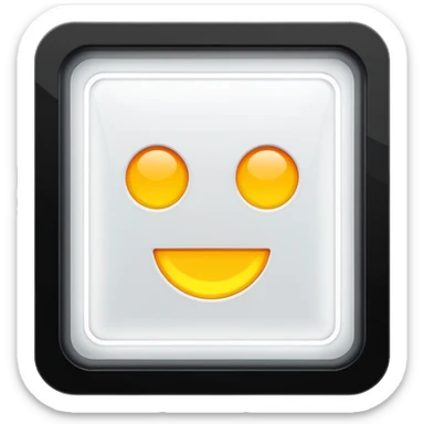 led light panel no emoji no face sticker