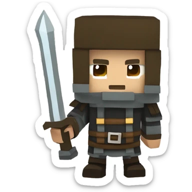 warden minecraft  sticker