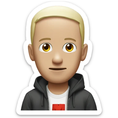 eminem with a m and m sticker