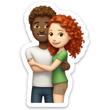 white-girl-brown-curly-hair-hugging-with-red-head-boy-white sticker