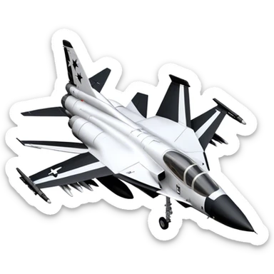 Jet Trainer - T-38 Talon - Northrop Grumman (Model Year: 2021) (Iconic colour: White and black) sticker