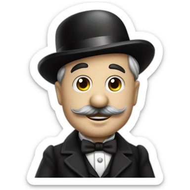 Adolf Charlie Chaplin sticker