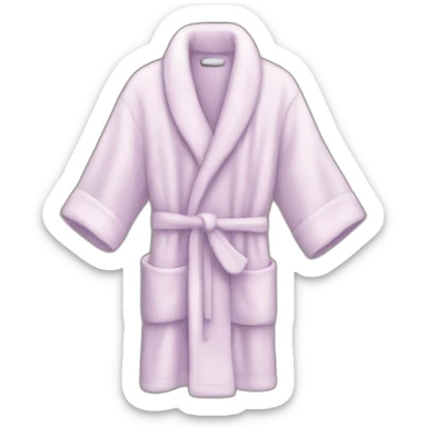bath robe sticker