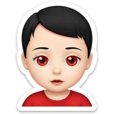 Voldemort as a baby sticker