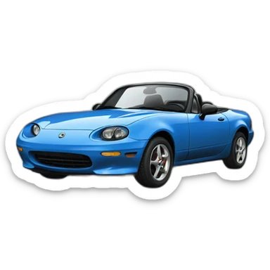 madza miata 1989 sticker