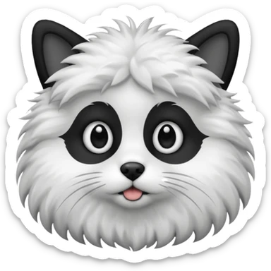 Pet Black&White sticker
