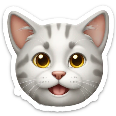 Gato tierno sticker