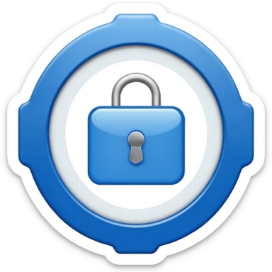 Security badge/card official sticker