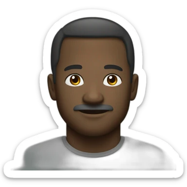 Negro del WhatsApp estilo harald lieske sticker
