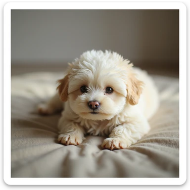 fluffy, realistic texture, gentle lighting sticker