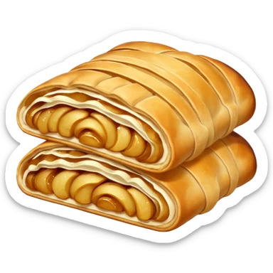 strudl aux pommes sticker