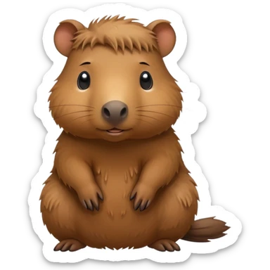 baby capypara  sticker
