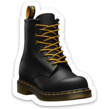 Dr marten’s shoes black sticker