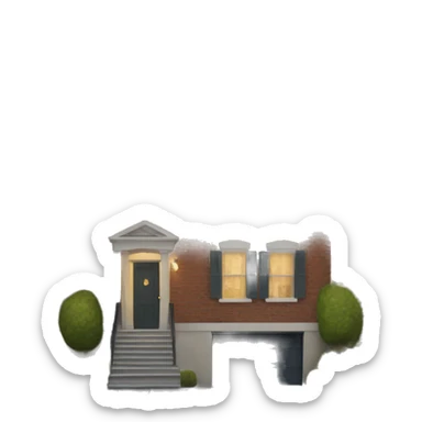 A townhouse  sticker