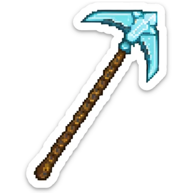 diamond pickaxe from Minecraft sticker