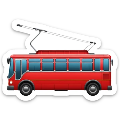 Trolleybus sticker