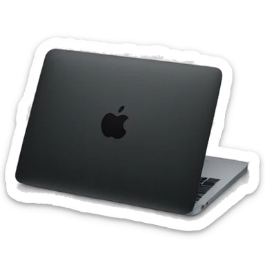 macbook Black sticker