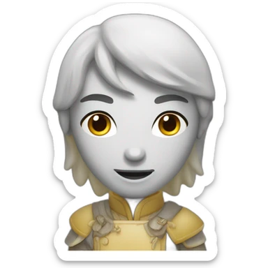 un chinois et un algérien qui se battent sticker